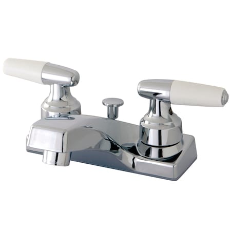 FB201 4-Inch Centerset Bathroom Faucet With Retail Pop-Up